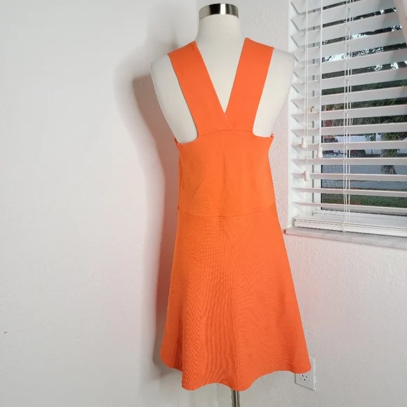 A.L.C. Ali Stretch Knit Dress In Guava L.